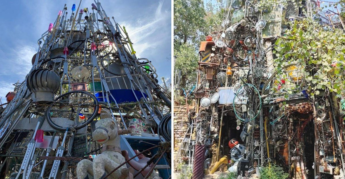 This Massive 60 Ton Junk Sculpture in Texas Is Truly Unbelievable