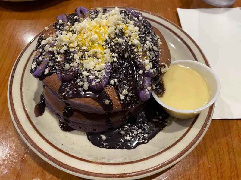 Ube Pancakes That Stop People Mid-Sentence