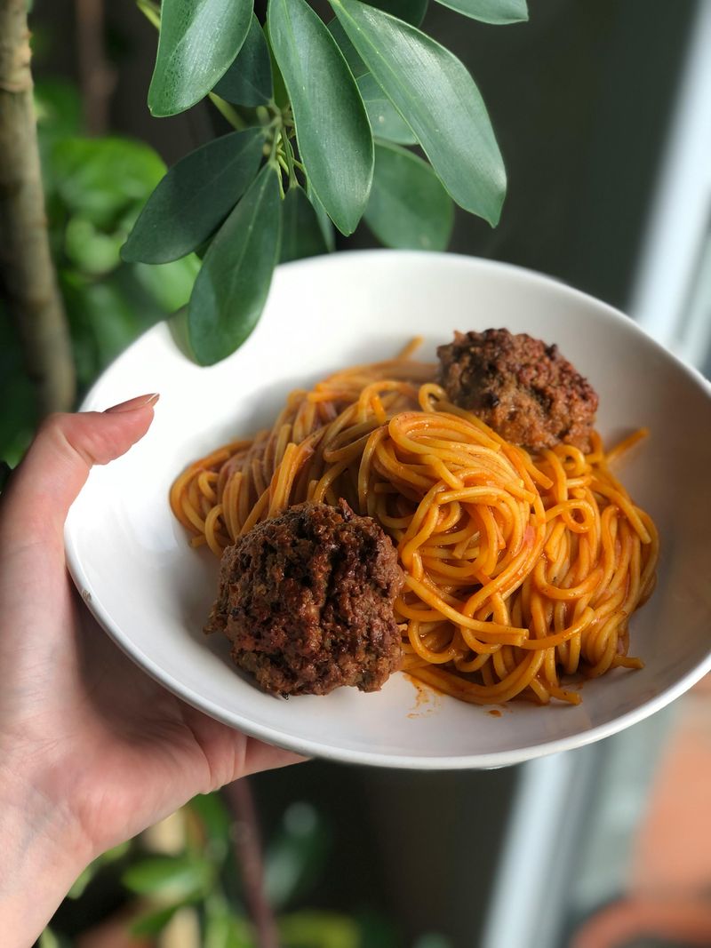 Spaghetti and meatballs