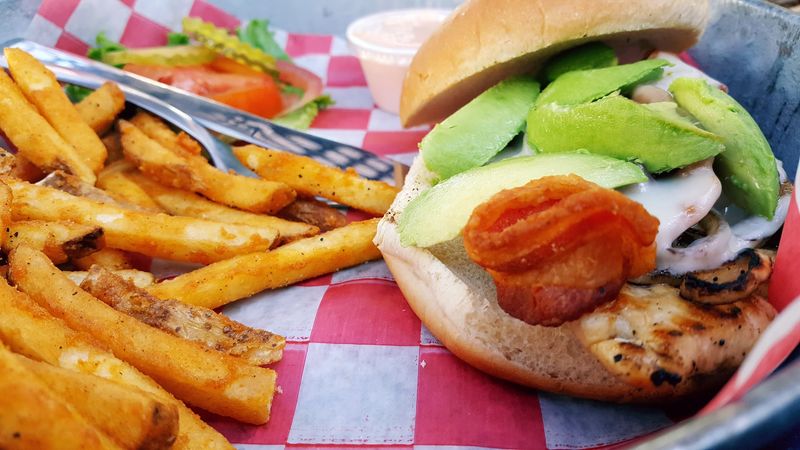Grilled Chicken Sandwich With Avocado and Bacon