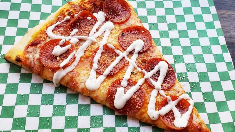 Ranch on pizza