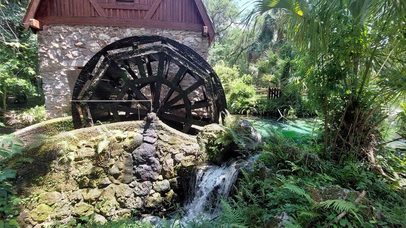 The Historic Juniper Springs Mill Wheel