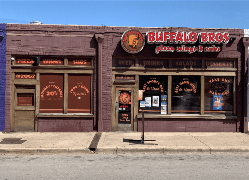 12 Texas Pizza Places That Stay Packed Even On Weeknights 11 Buffalo Bros - Fort Worth, Texas