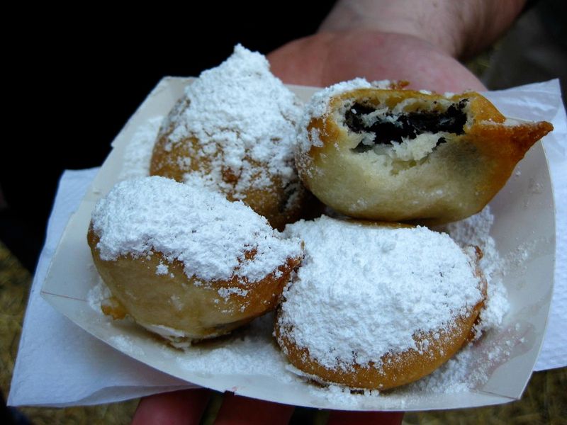Deep-fried Oreos