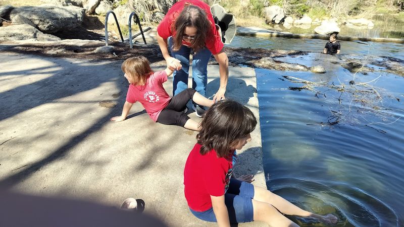 Swimming in the Blanco River