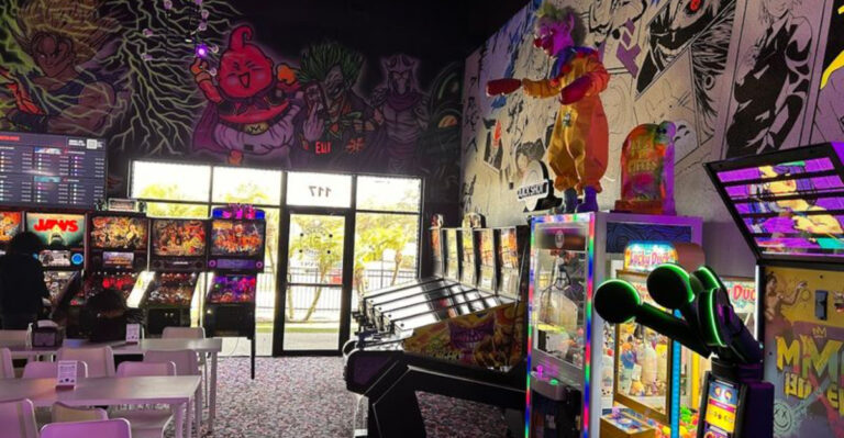 A Florida arcade packed with 150 pinball machines and retro vibes
