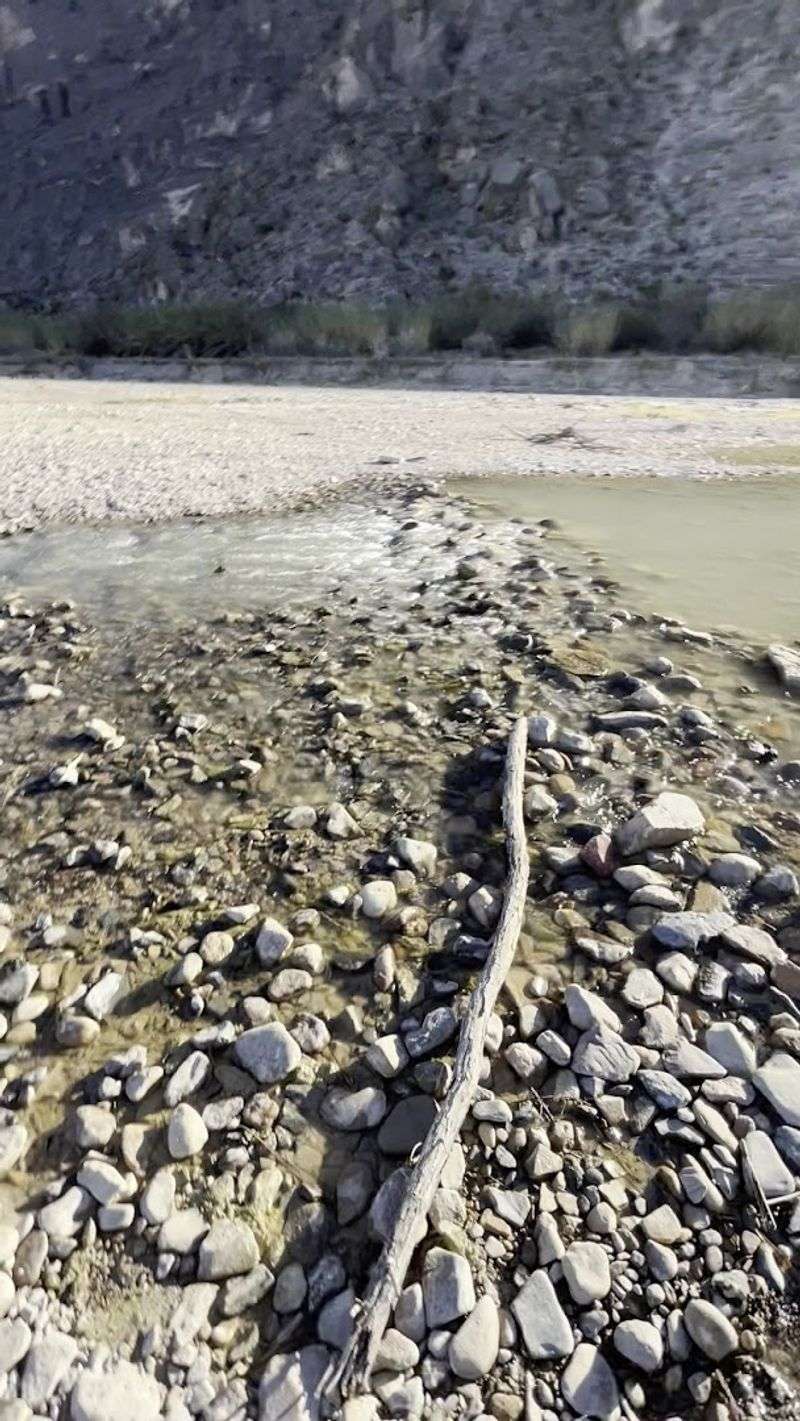 Crossing the Water to Enter the Canyon