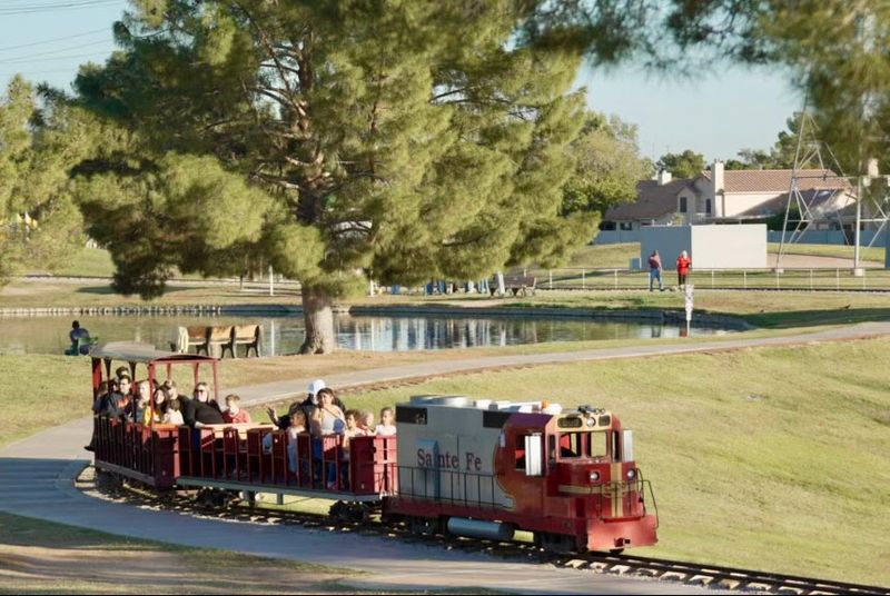 A Train Ride That Loops Around a Beautiful Lake