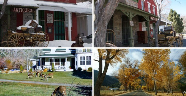 A charming historic town in Nevada that looks like a postcard come to life