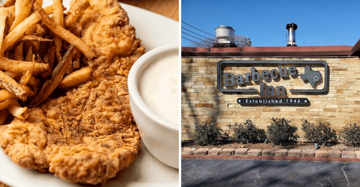 A cozy Texas restaurant known for its incredible fried chicken