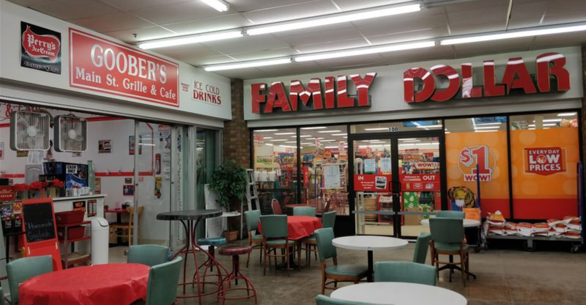 A huge antique store in New York where you can stretch 45