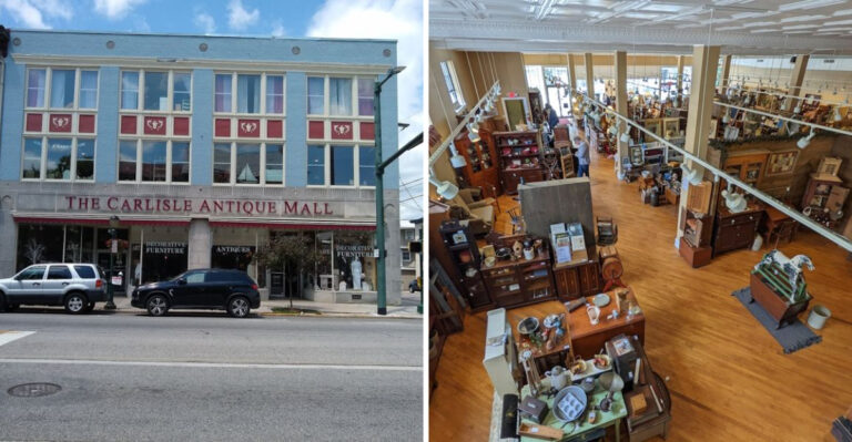 A huge antique store in Pennsylvania you could spend all day exploring