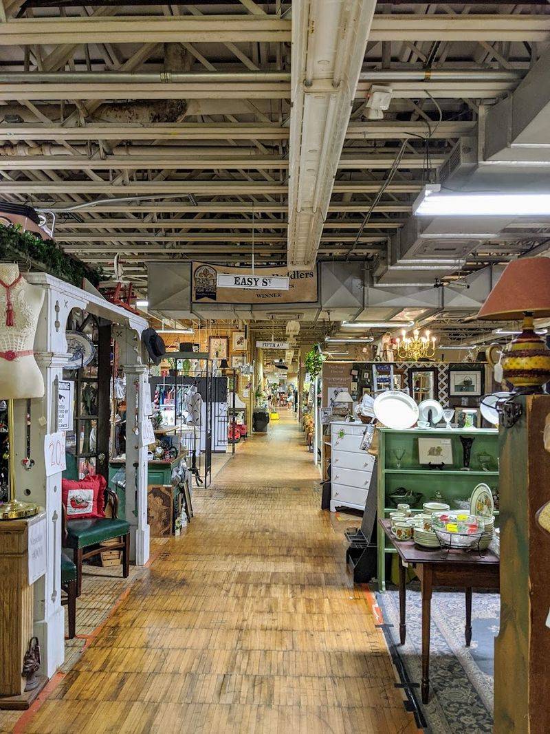 A massive antique mall built for slow wandering