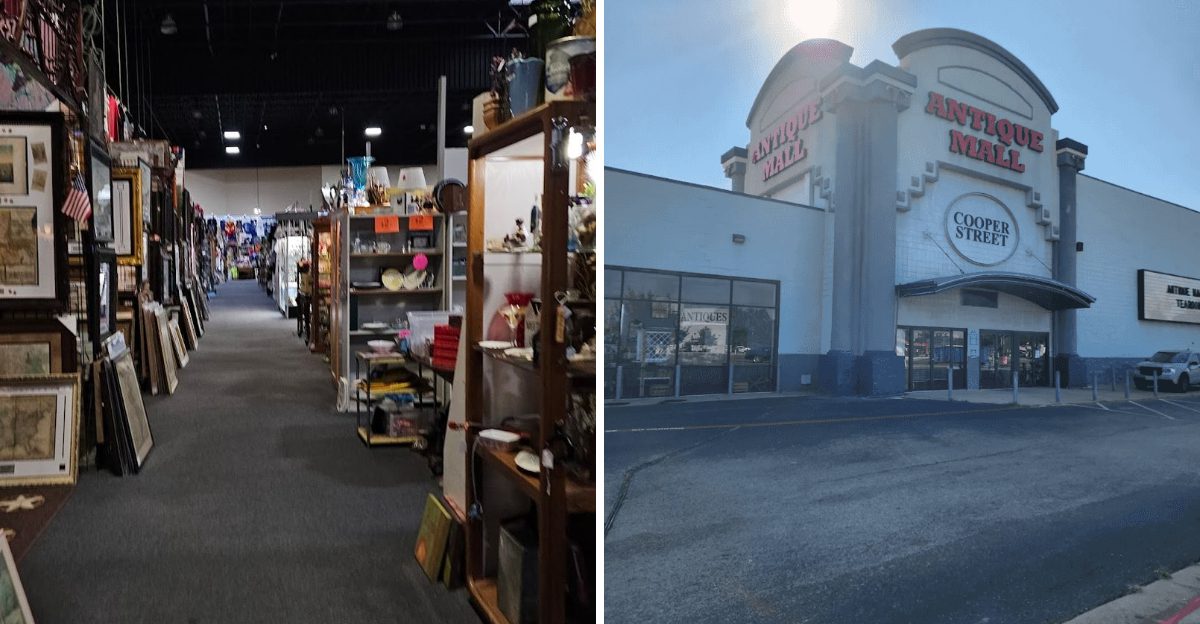 A huge antique store in Texas where you can spend almost the entire day
