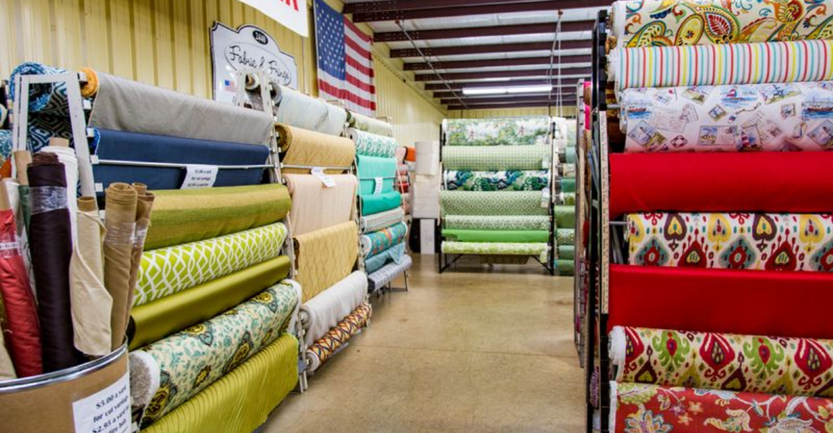 A huge fabric store in Georgia perfect for quilting enthusiasts