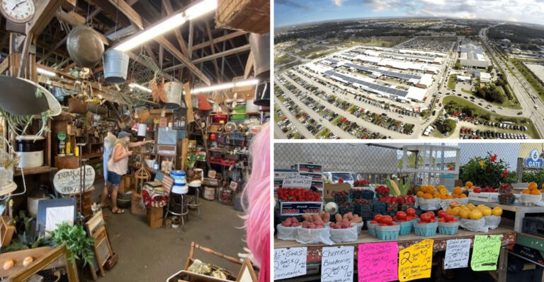 A huge indoor flea market in Florida where you can stretch $35