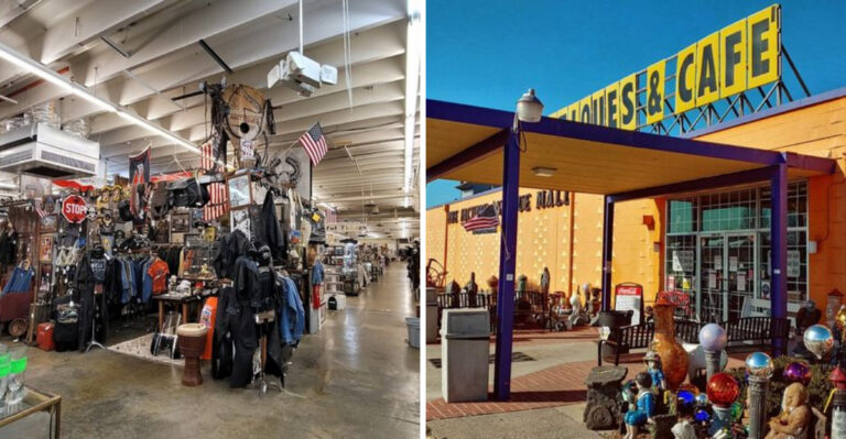 A huge indoor flea market in Virginia filled with hidden finds