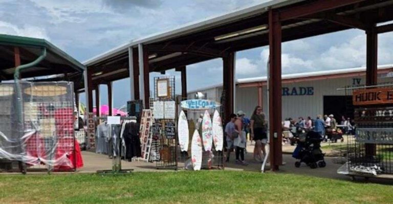A massive Texas flea market with over 5,000 vendors and food stands