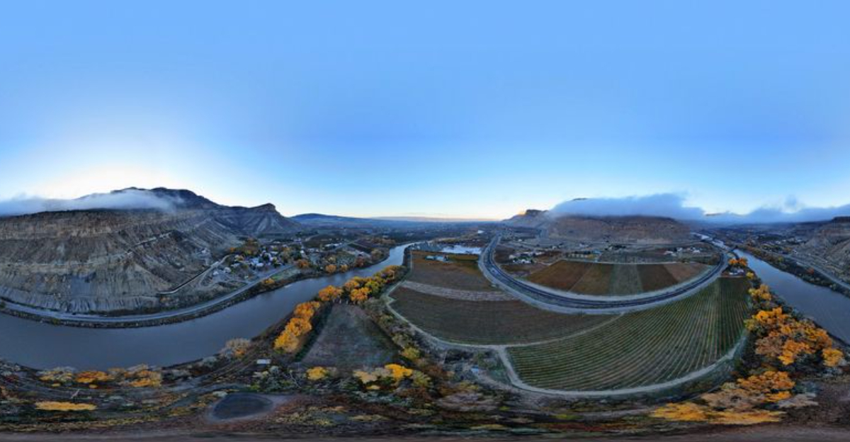 A quiet Colorado town with fresh air light traffic and a relaxed pace