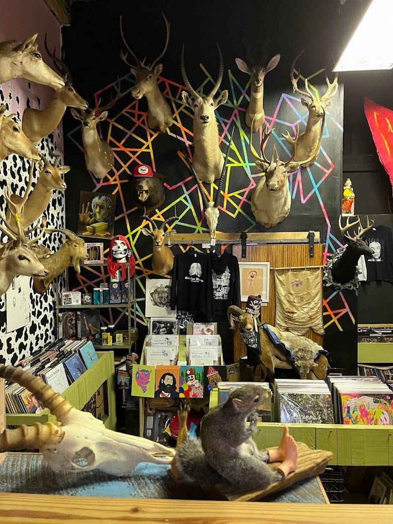 The gift shop keeps the weirdness going