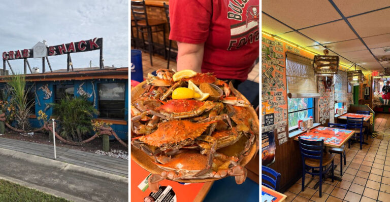 A simple Florida seafood spot known for its incredibly delicious blue crab