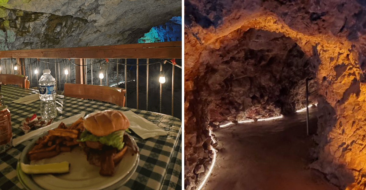 A unique cave restaurant in Arizona offering dining 200 feet below ground