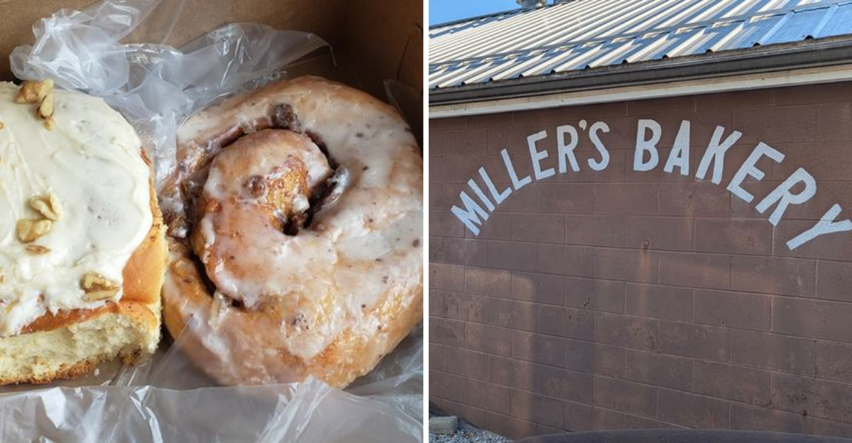 A well loved Amish bakery in Ohio known for its incredible cinnamon rolls
