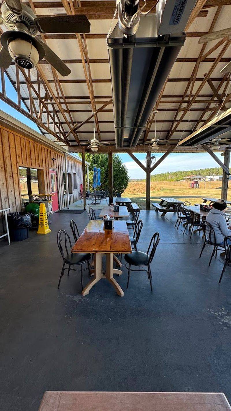 Outdoor Covered Seating with Heaters