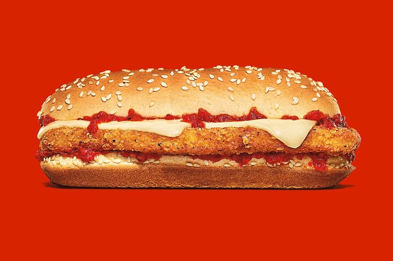 Burger King Veal Parmesan Sandwich