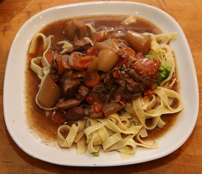 Beef and noodles Beef and noodles