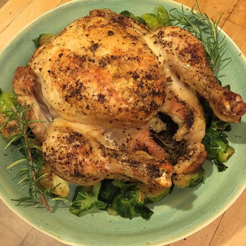 Roast chicken