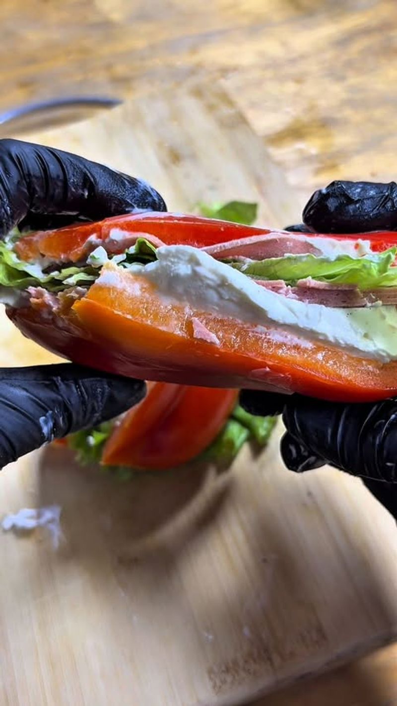 Bell Pepper Sandwiches