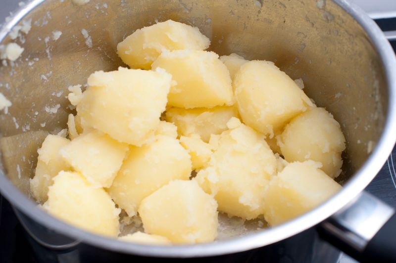 Boiled potatoes