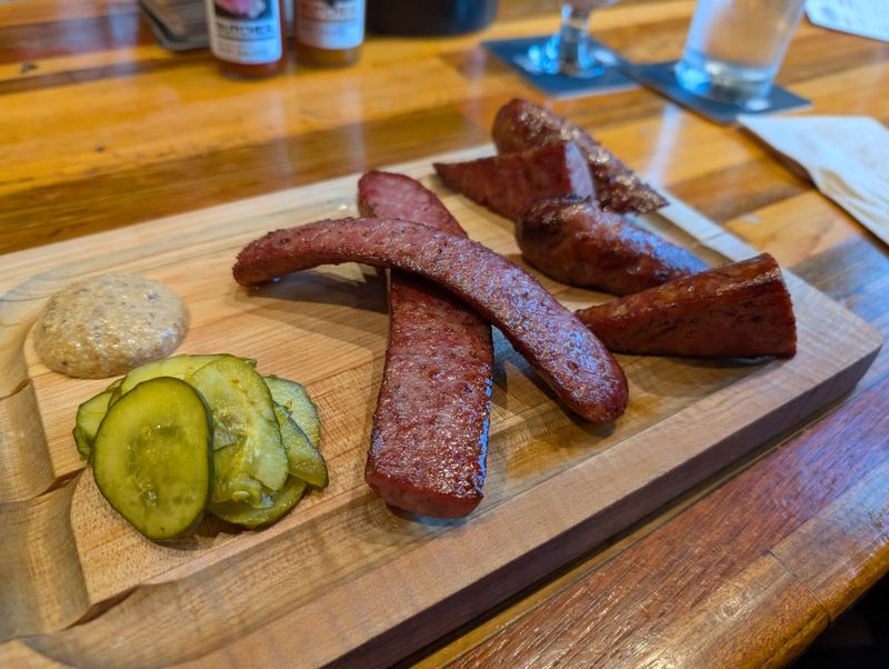 Boudin Plate With Pickles
