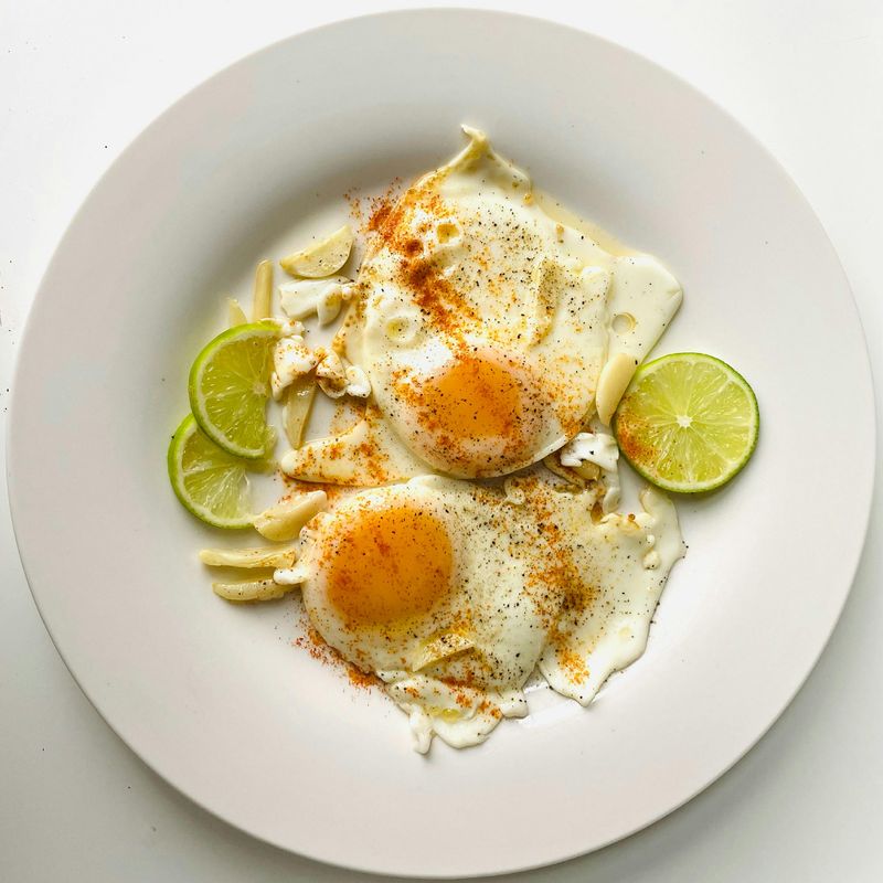 Fried eggs