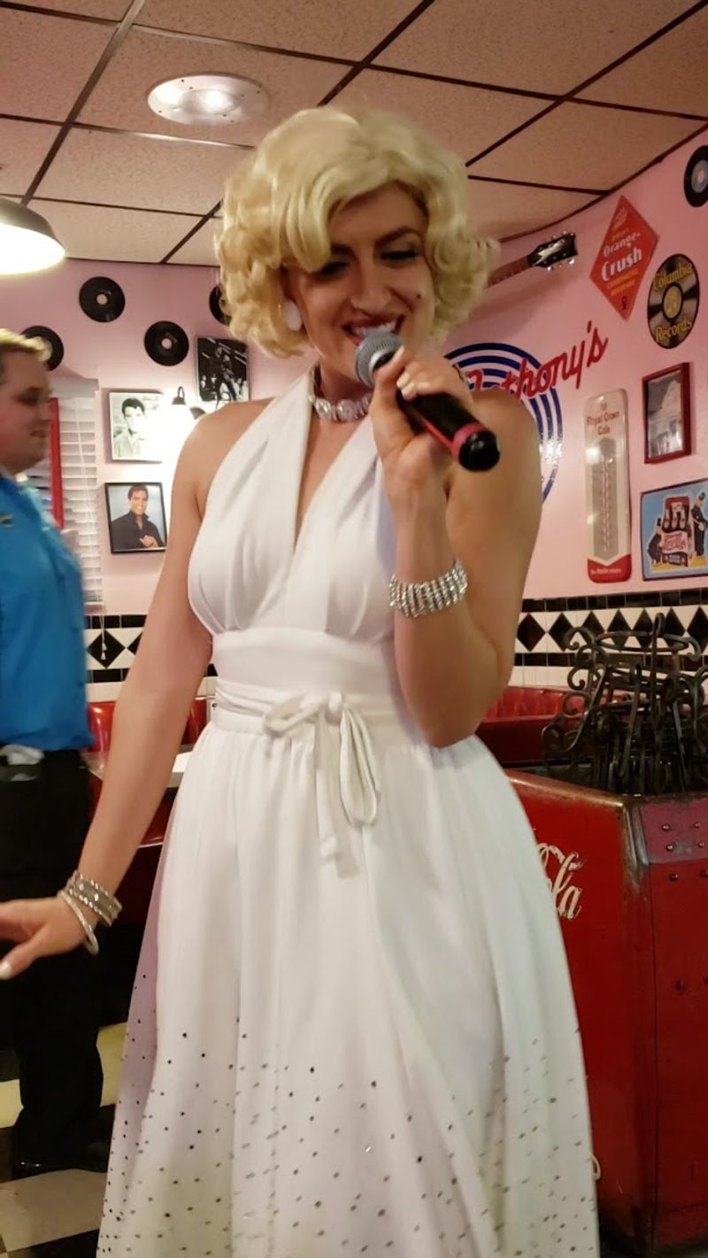 Elvis and Marilyn Impersonators Adding to the Fun