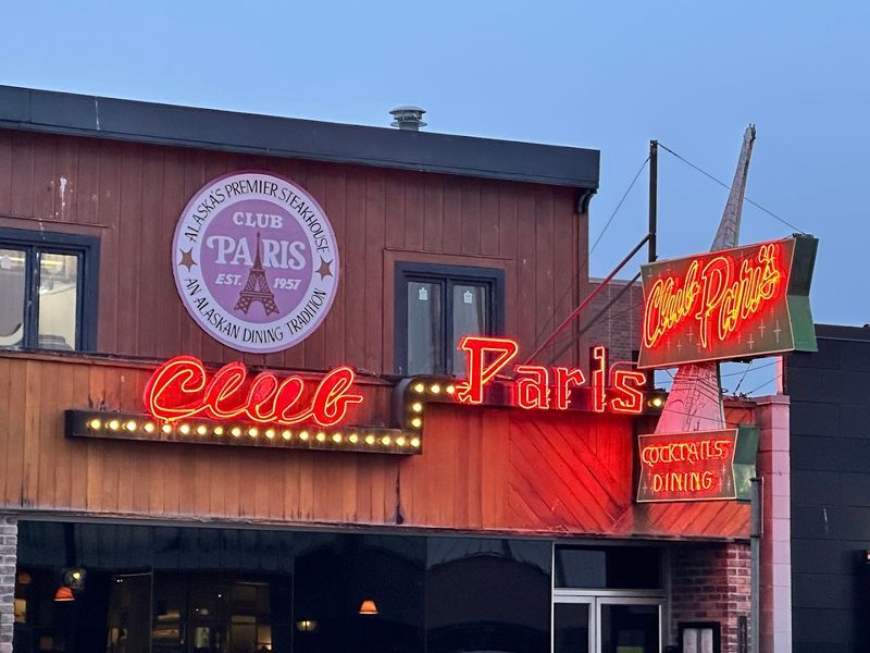Cult-favorite restaurants in all 50 states across America 3 Club Paris - Anchorage, Alaska
