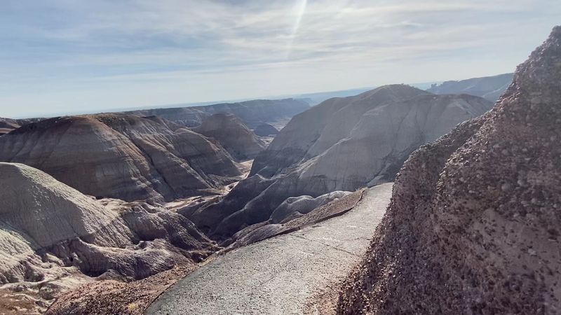The Drive Along the Blue Mesa Loop Road