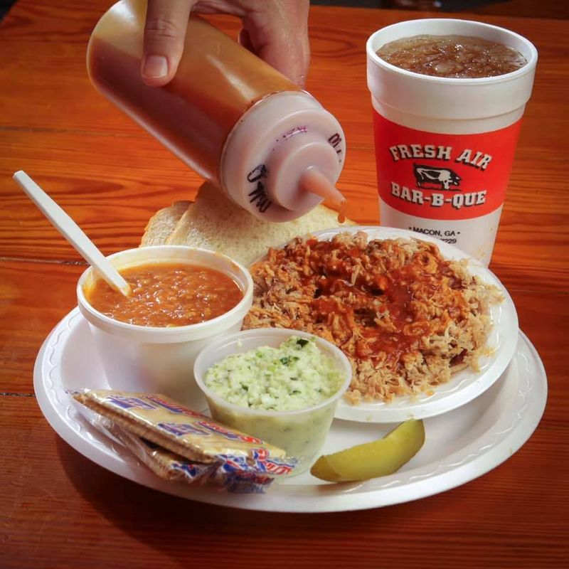 This Simple Georgia Restaurant Is Known For Serving Some Of The Best Barbecue In America 6 Sweet Coleslaw That Keeps People Coming Back