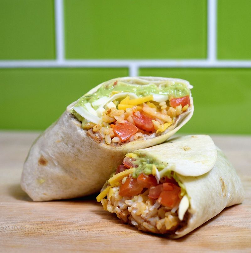 Taco Bell 7-Layer Burrito