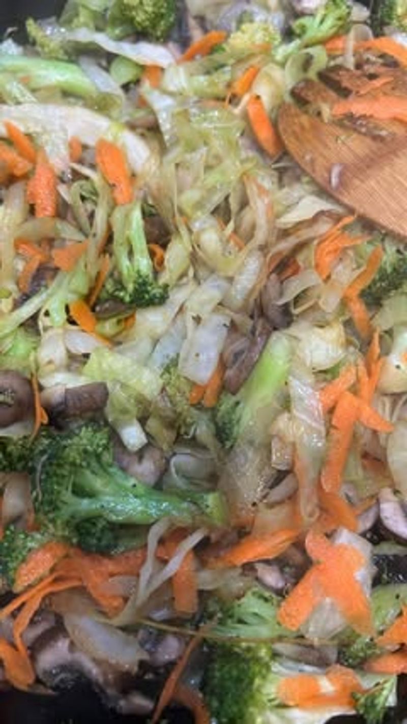 Cabbage Stir-Fry Instead of Noodles