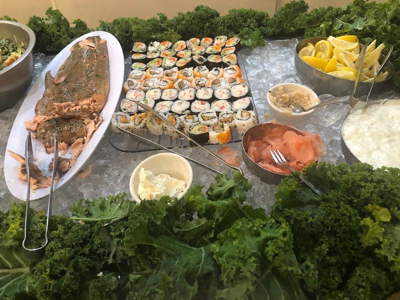 Sushi on the Buffet for a Fun Twist