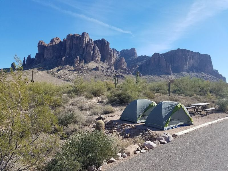 Camping at Lost Dutchman: Sleeping Under a Sky Full of Stars