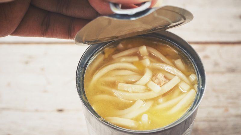Canned soup