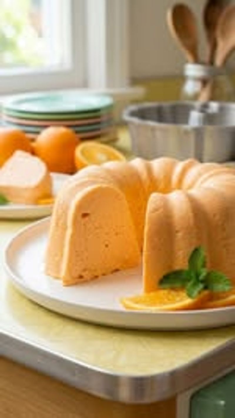 Tangy gelatin desserts with mayo