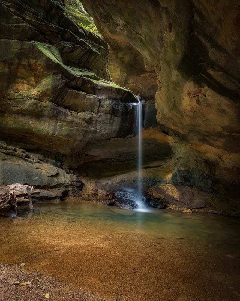 Hidden Waterfalls in Ohio That Are So Scenic You’ll Think You’re Dreaming 7 Conkles Hollow State Nature Preserve - Rockbridge, Ohio