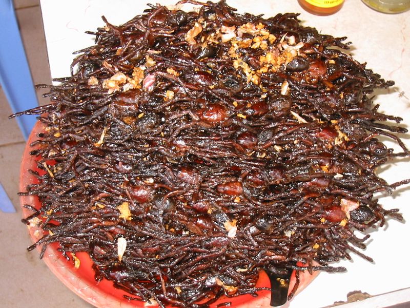 Fried Tarantulas - Cambodia