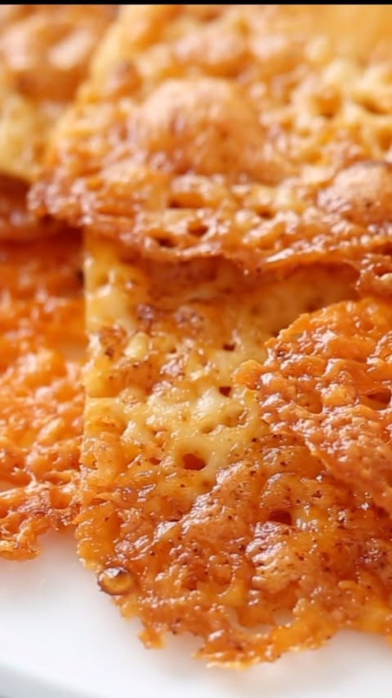 Cheese Crisps Instead of Chips