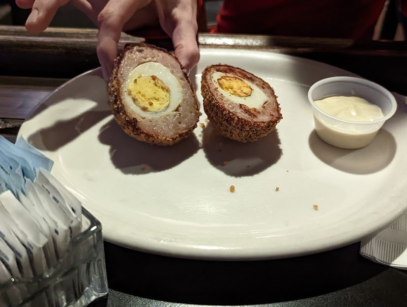 Sausage Rolls with Mustard Sauce