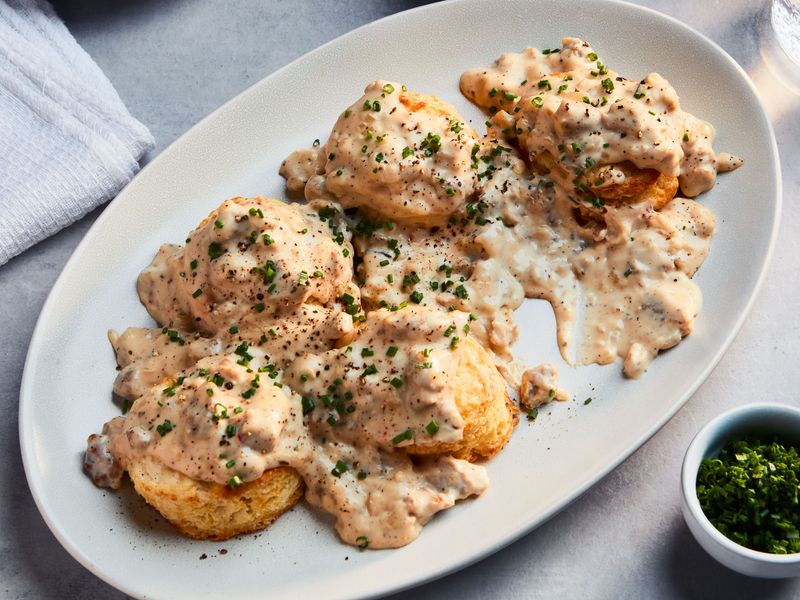 Biscuits and gravy